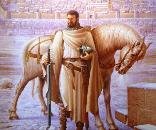 Cándido Pérez cuadro titulado El Cid